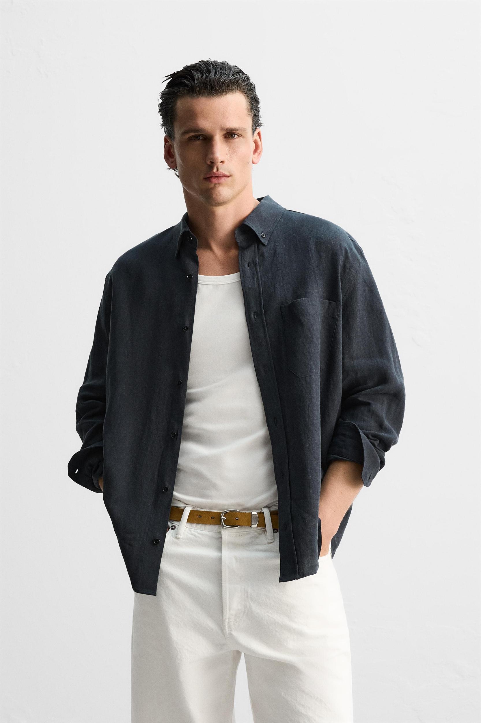 100% LINEN LIMITED EDITION SHIRT Product Image