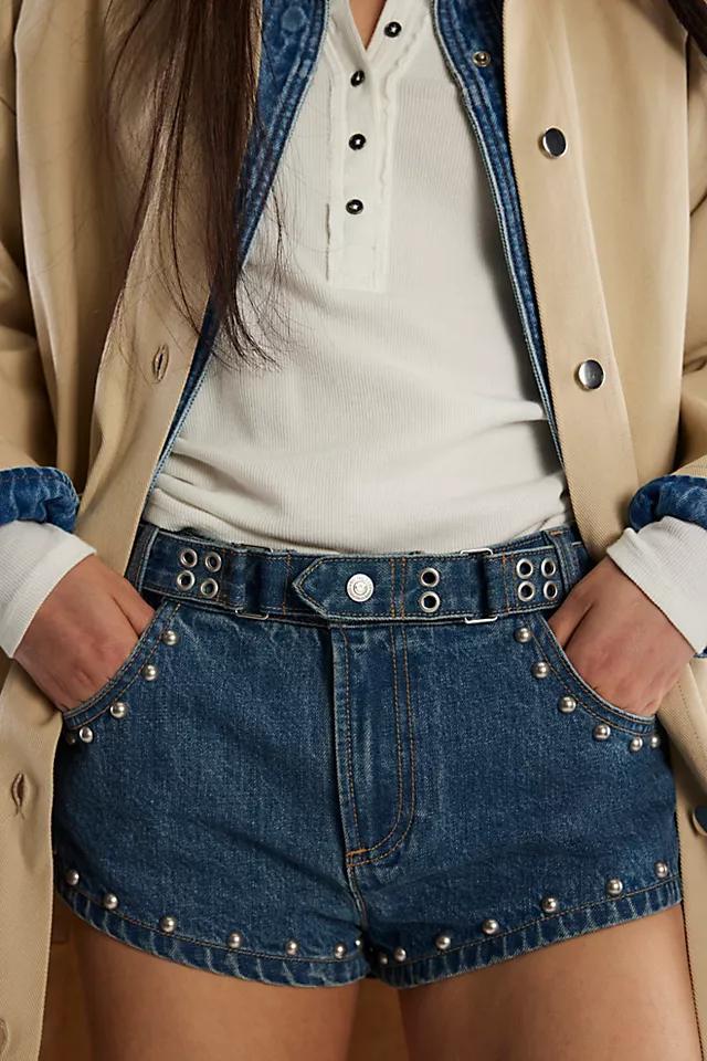 We The Free The Cool Kid Denim Micro Shorts Product Image