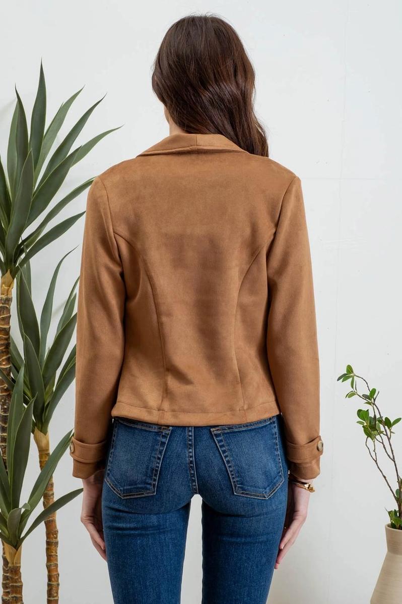 Zip Up Moto Jacket Product Image