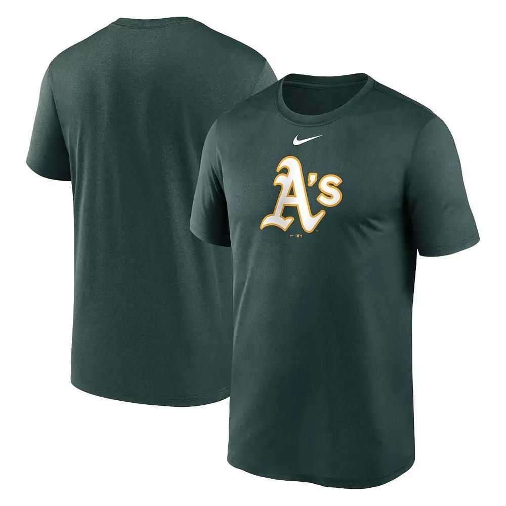 Men's Nike Green Oakland Athletics New Legend Logo T-Shirt, Size: Medium Product Image
