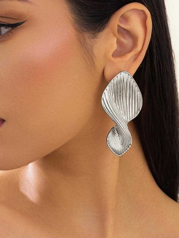 Geometric Drop Earrings Product Image