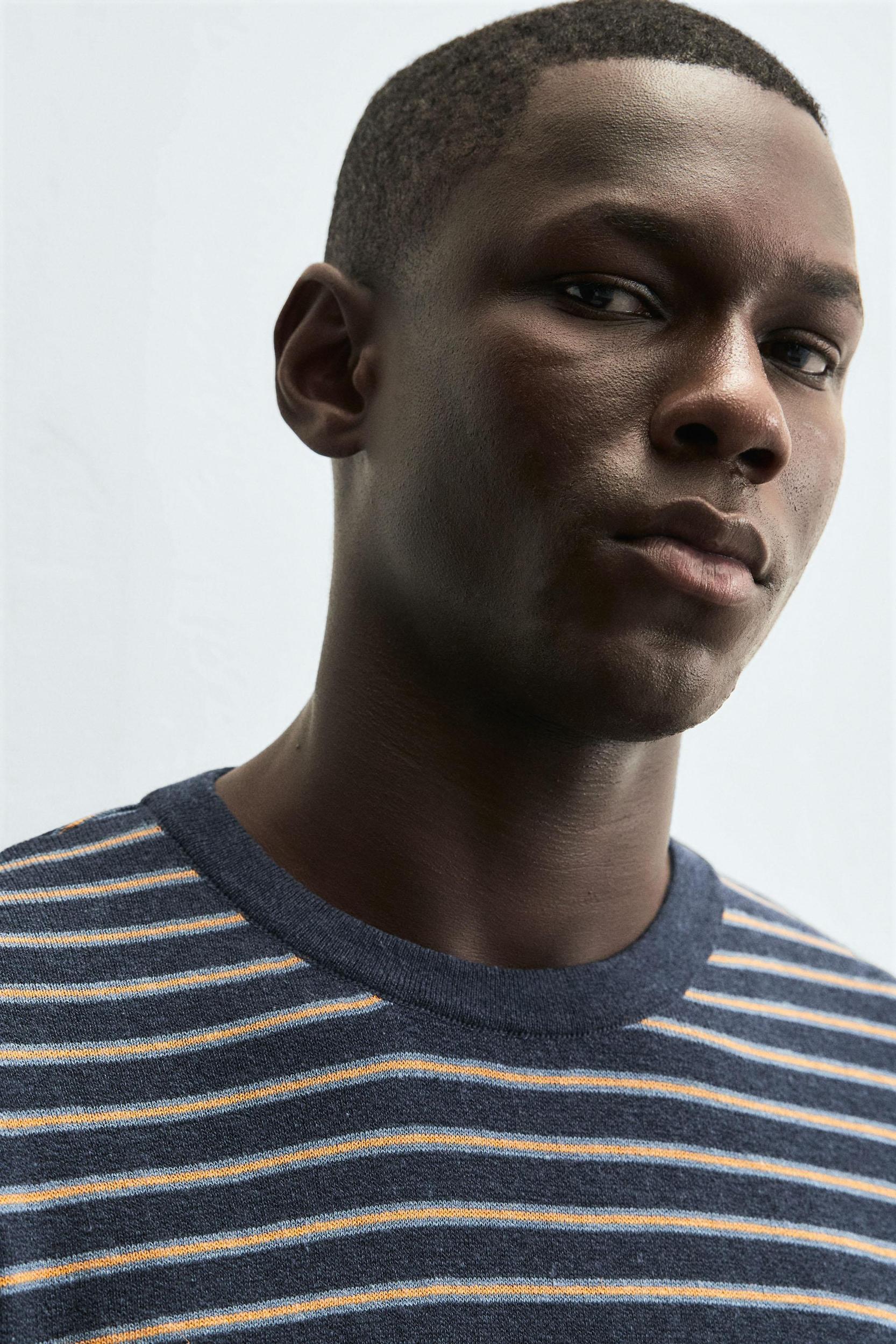 STRIPED JACQUARD SWEATER Product Image