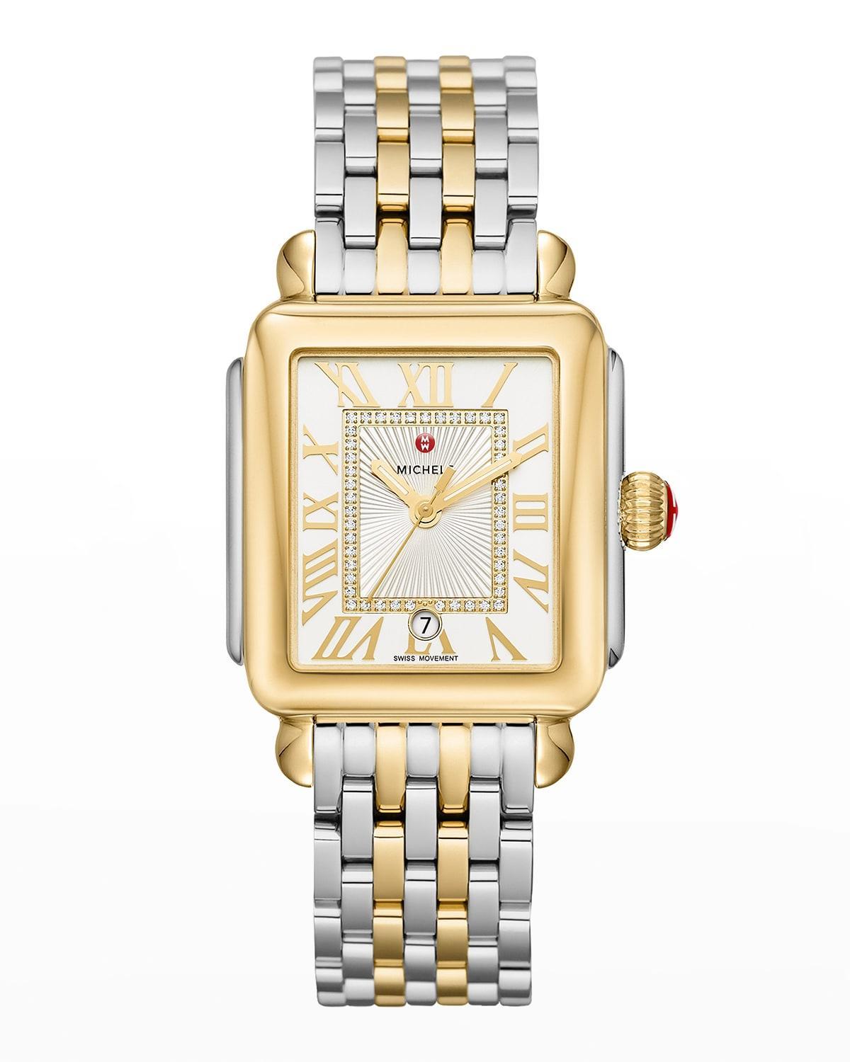Deco Madison Two-Tone Diamond-Dial Watch Product Image