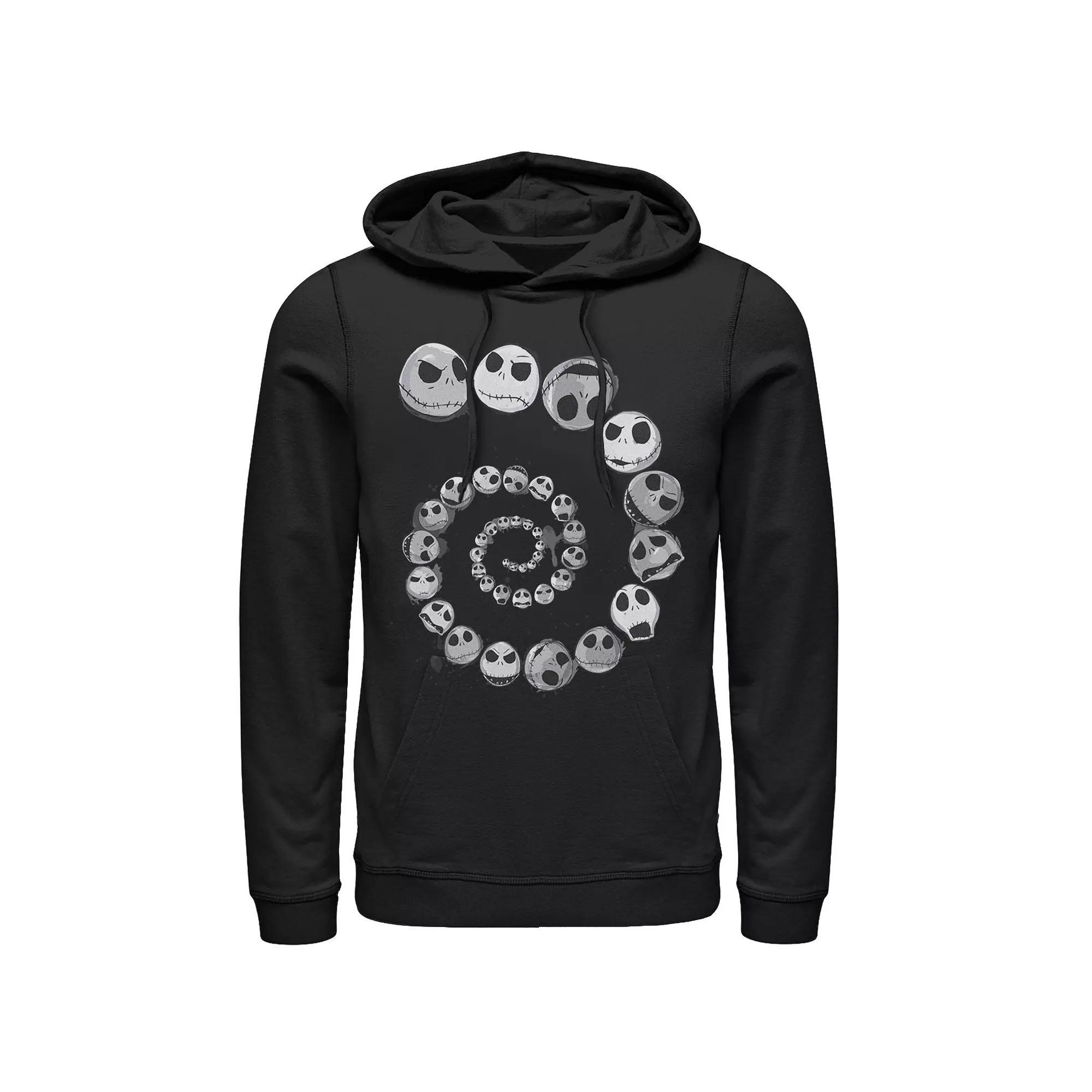 Disney's The Nightmare Before Christmas Jack Skellington Men's Hoodie, Size: XXL, Black Product Image