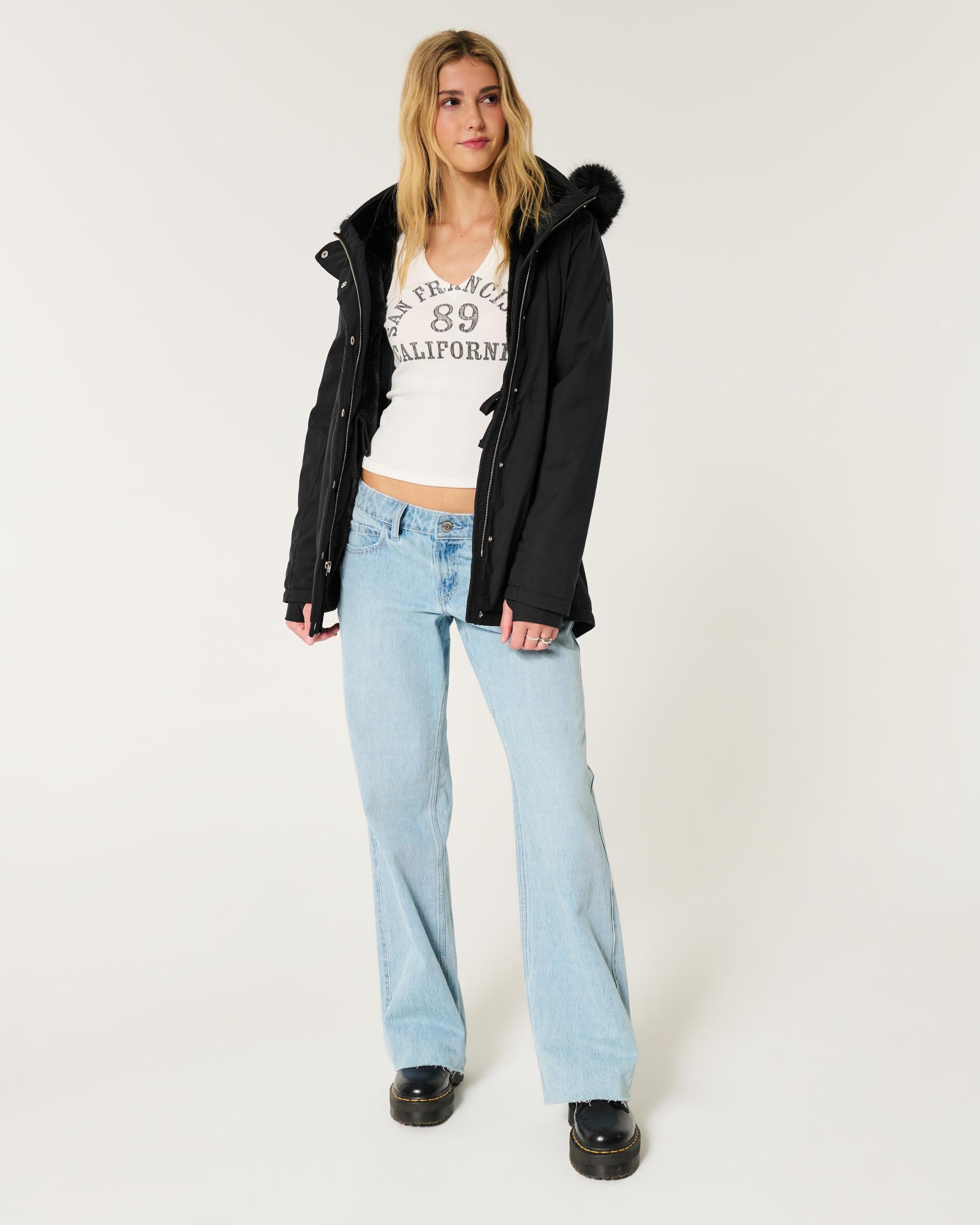 Faux Fur-Lined Parka Product Image
