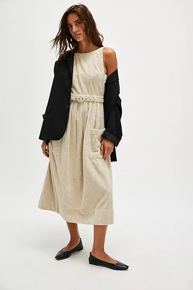 The Other Side Corduroy Midi Dress Product Image