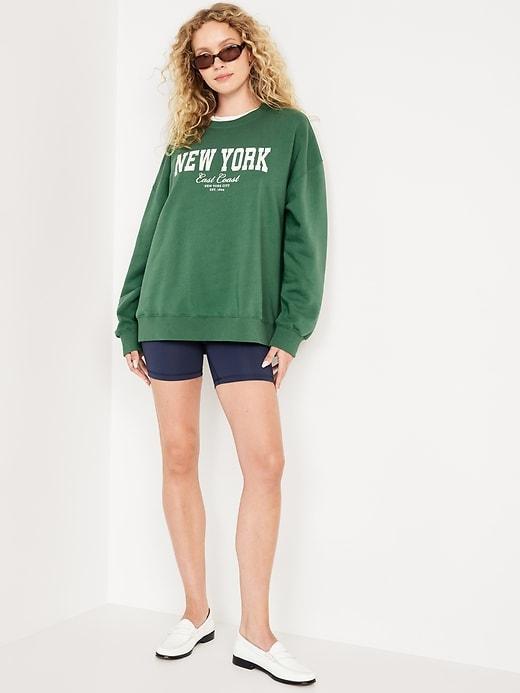SoComfy Oversized Graphic Sweatshirt Product Image
