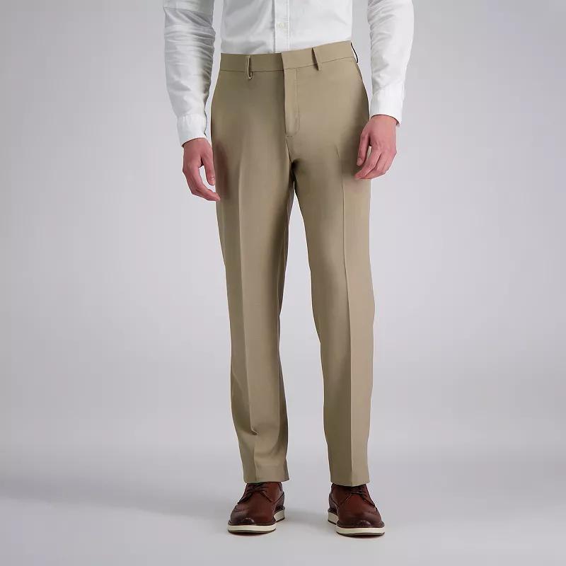 Mens Haggar Premium Comfort Straight-Fit Flat-Front Dress Pants Product Image