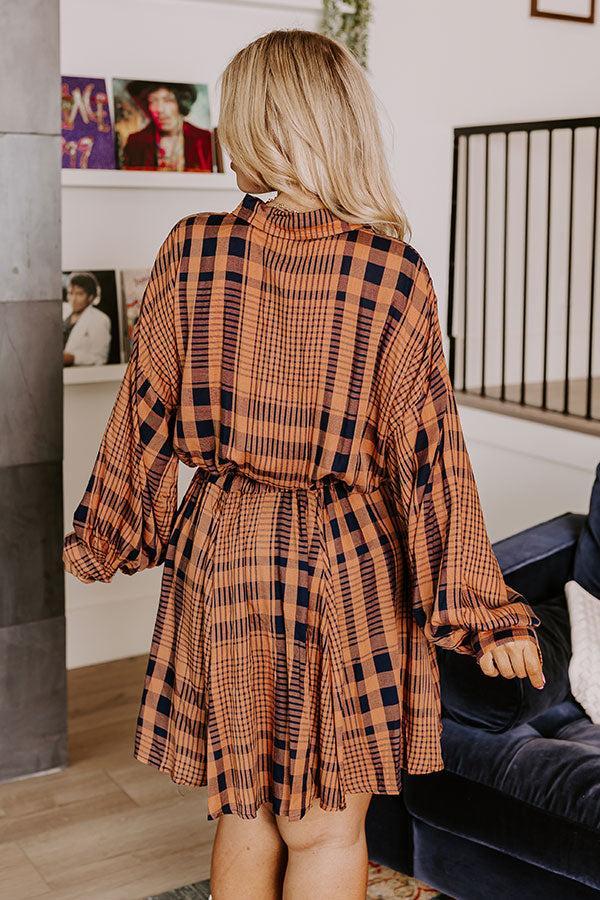 Seasonal Shift Plaid Dress Curves Product Image