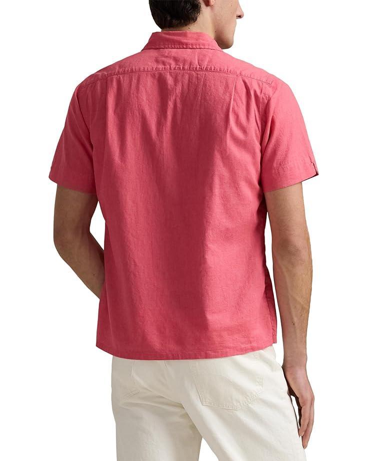 Textured Cotton-linen Shirt Sweater Product Image