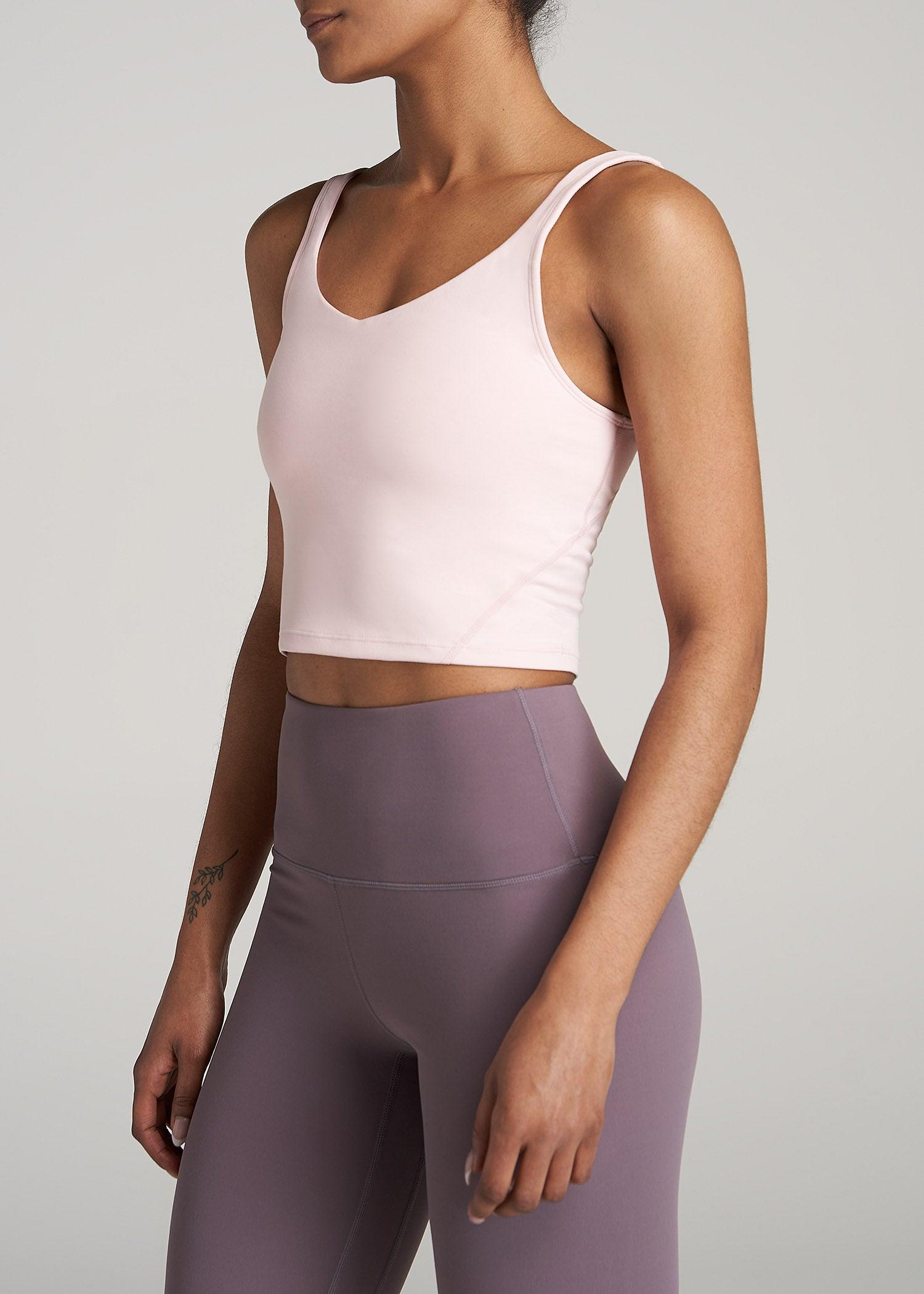 Balance Tank Top for Tall Women in Hush Pink Product Image