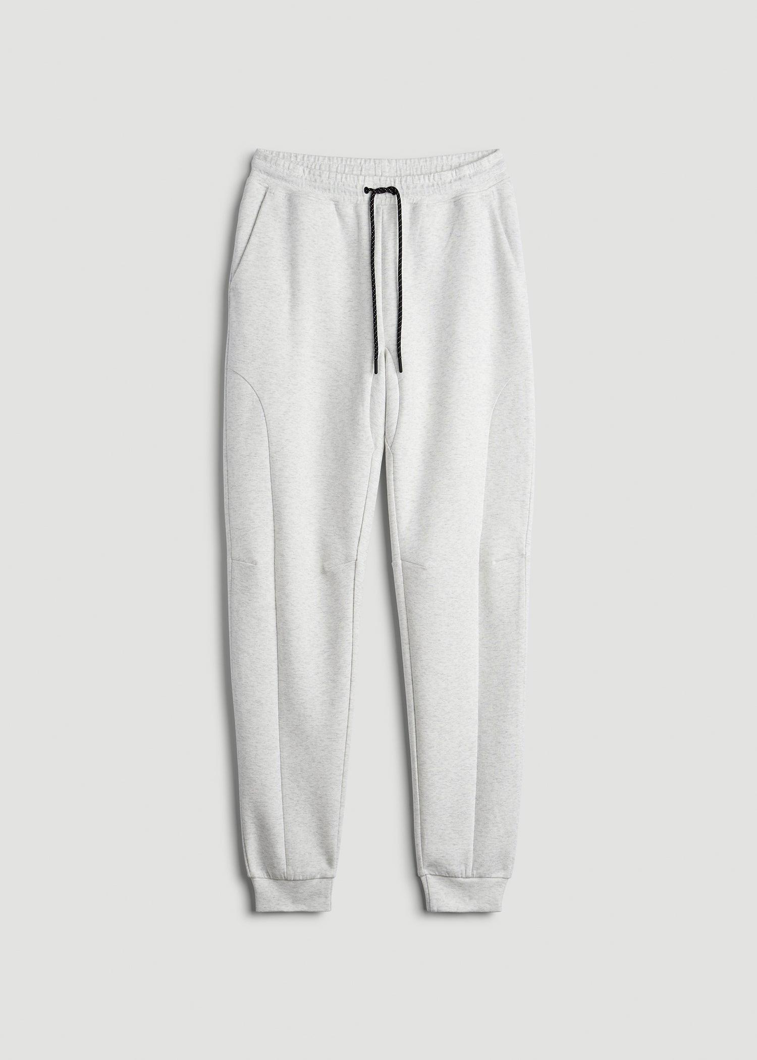 Tall Men's Utility Fleece Joggers in Heather Frost Product Image