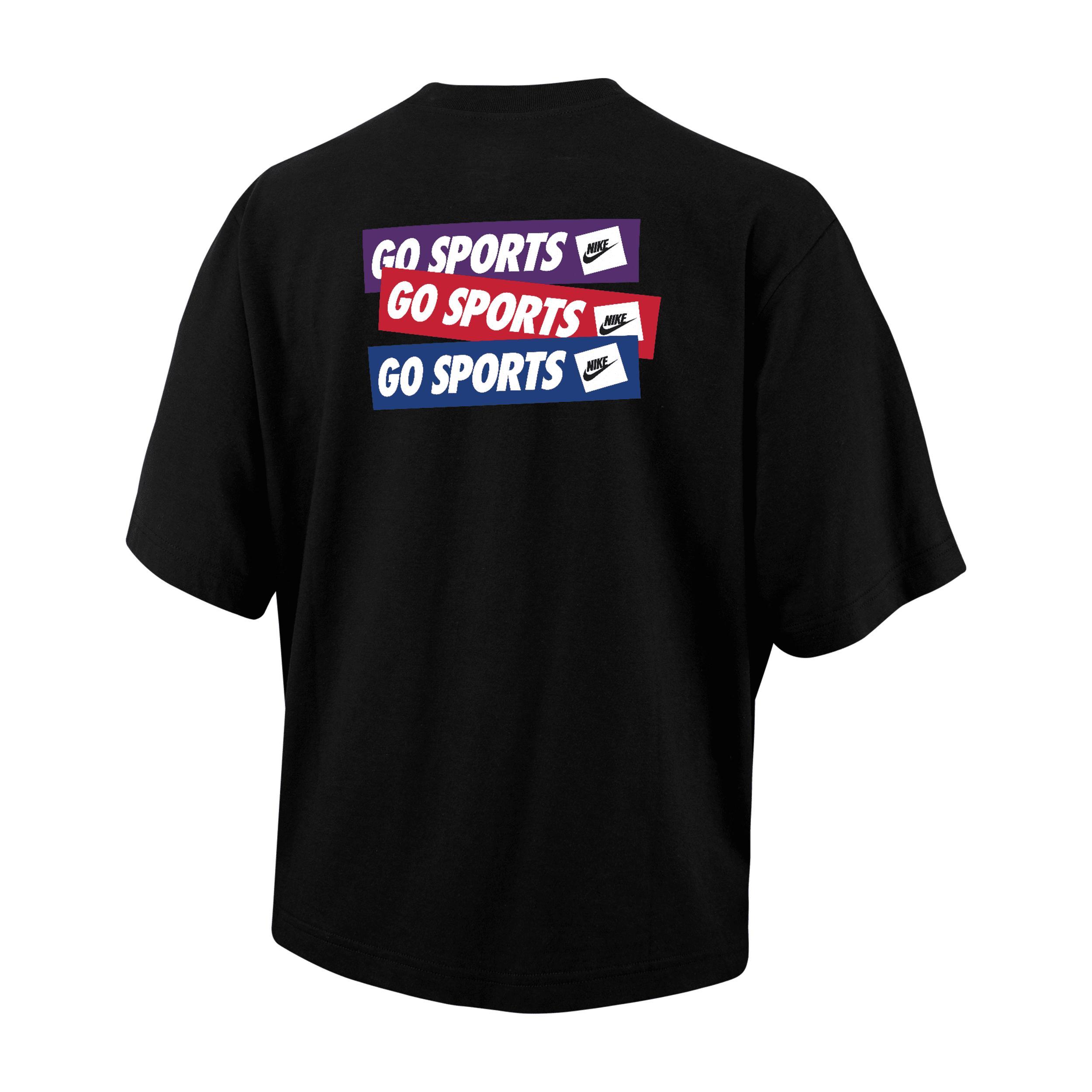 Nike Womens Swoosh Softball Boxy T-Shirt Product Image