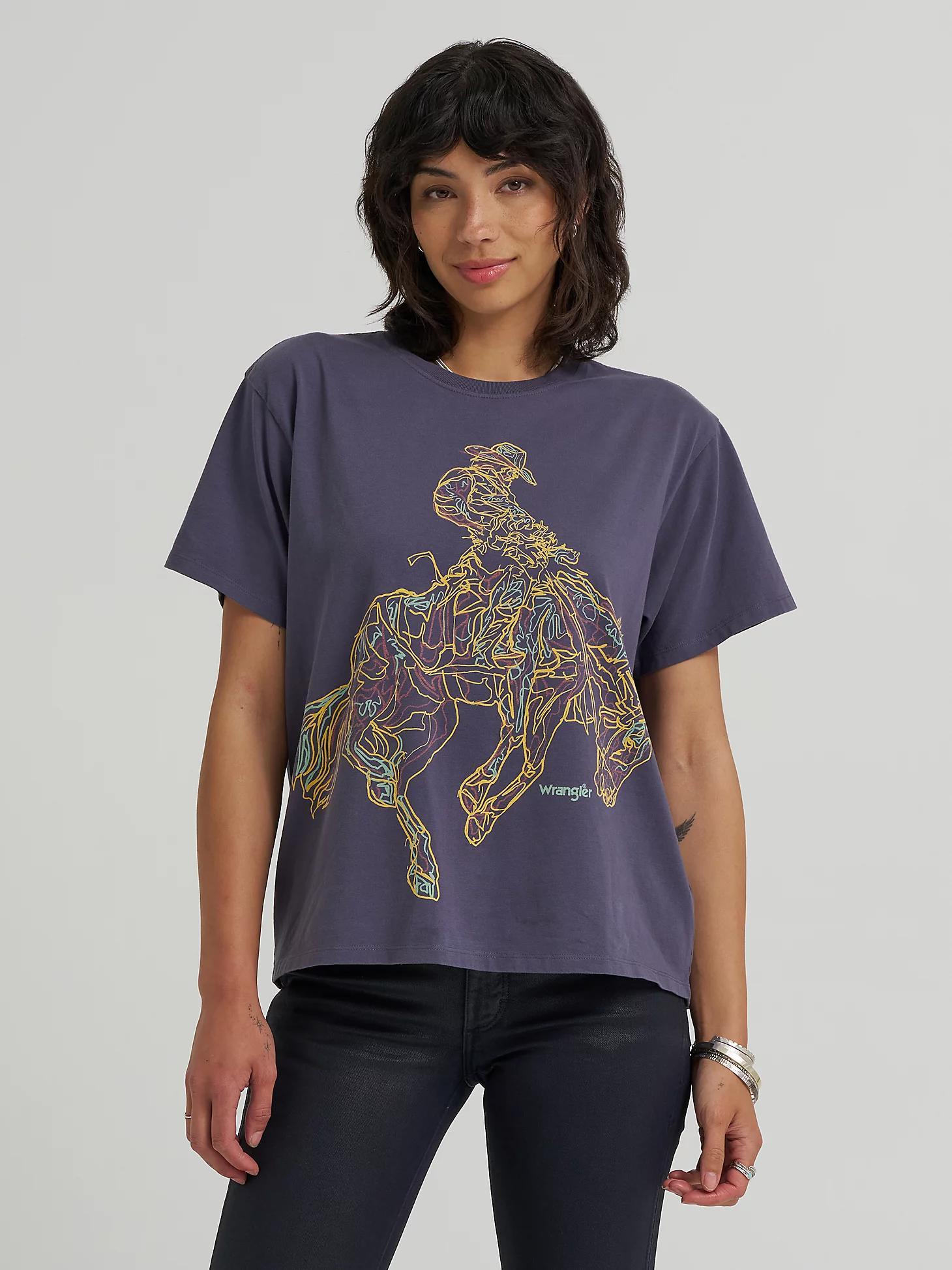 Women's Rodeo Horse Graphic Tee | Women's TOPS | Wrangler® Product Image