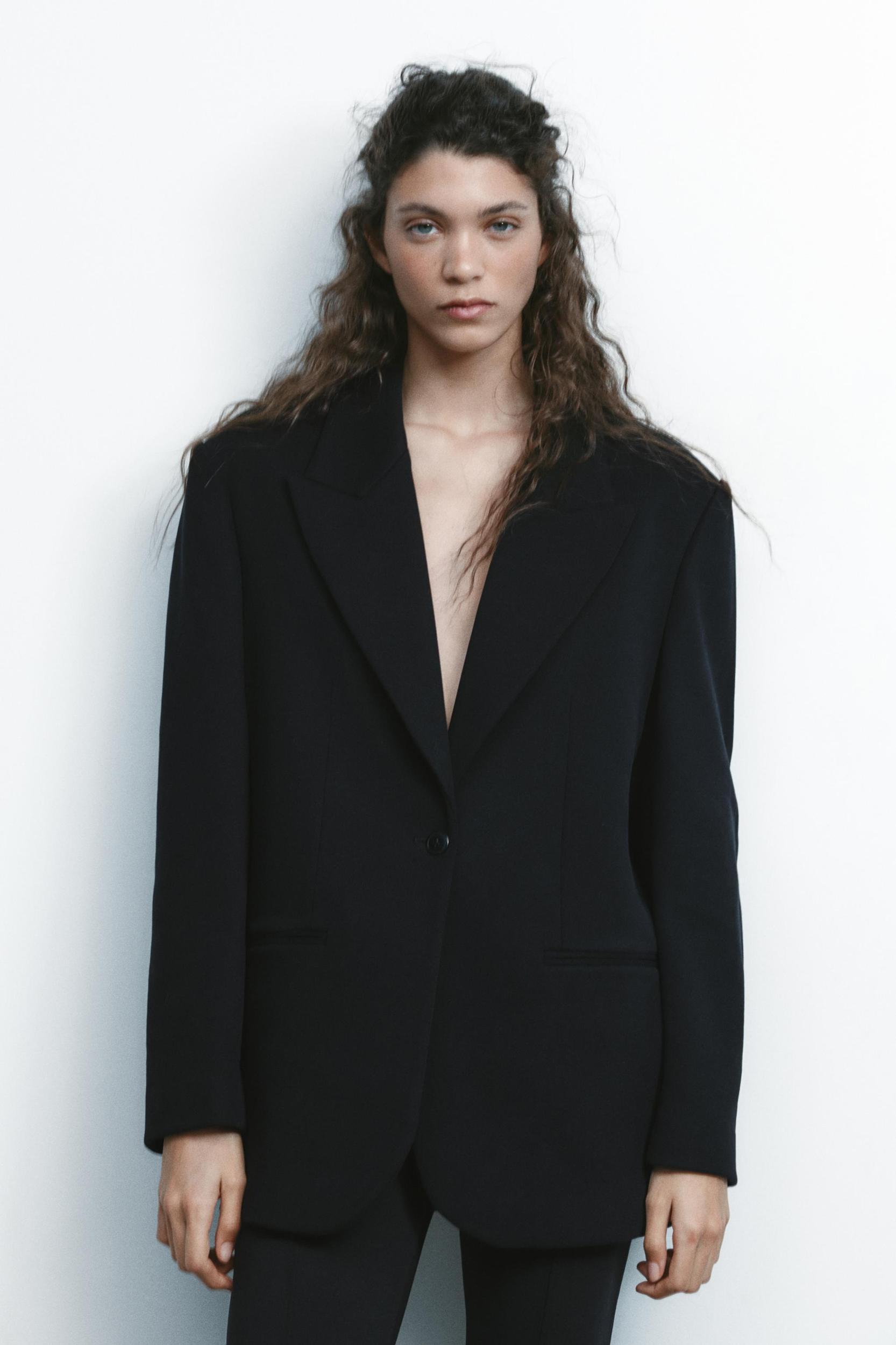 OVERSIZED FLEECE BLAZER Product Image