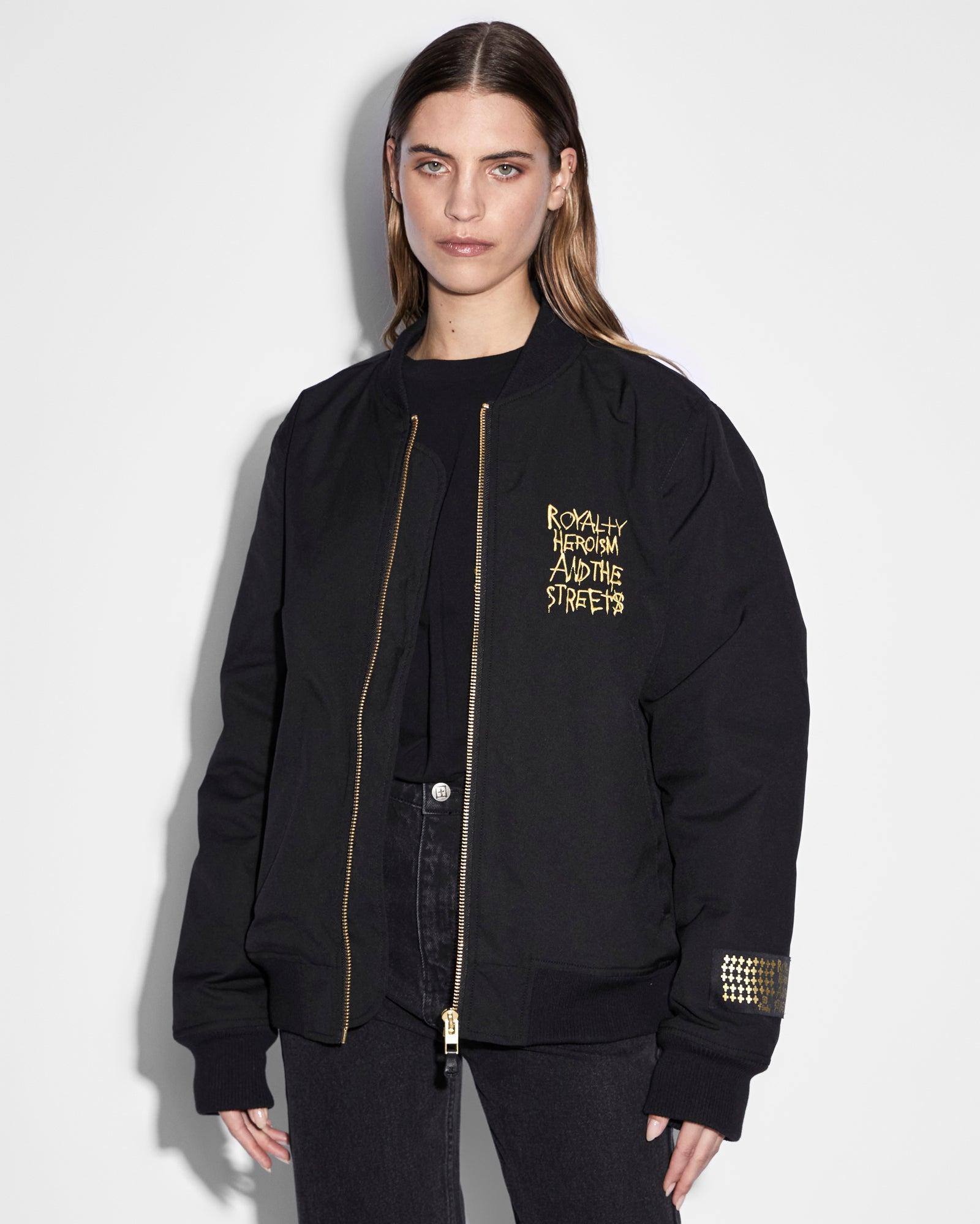 KSUBI 23 BOMBER JACKET JET BLACK Male Product Image
