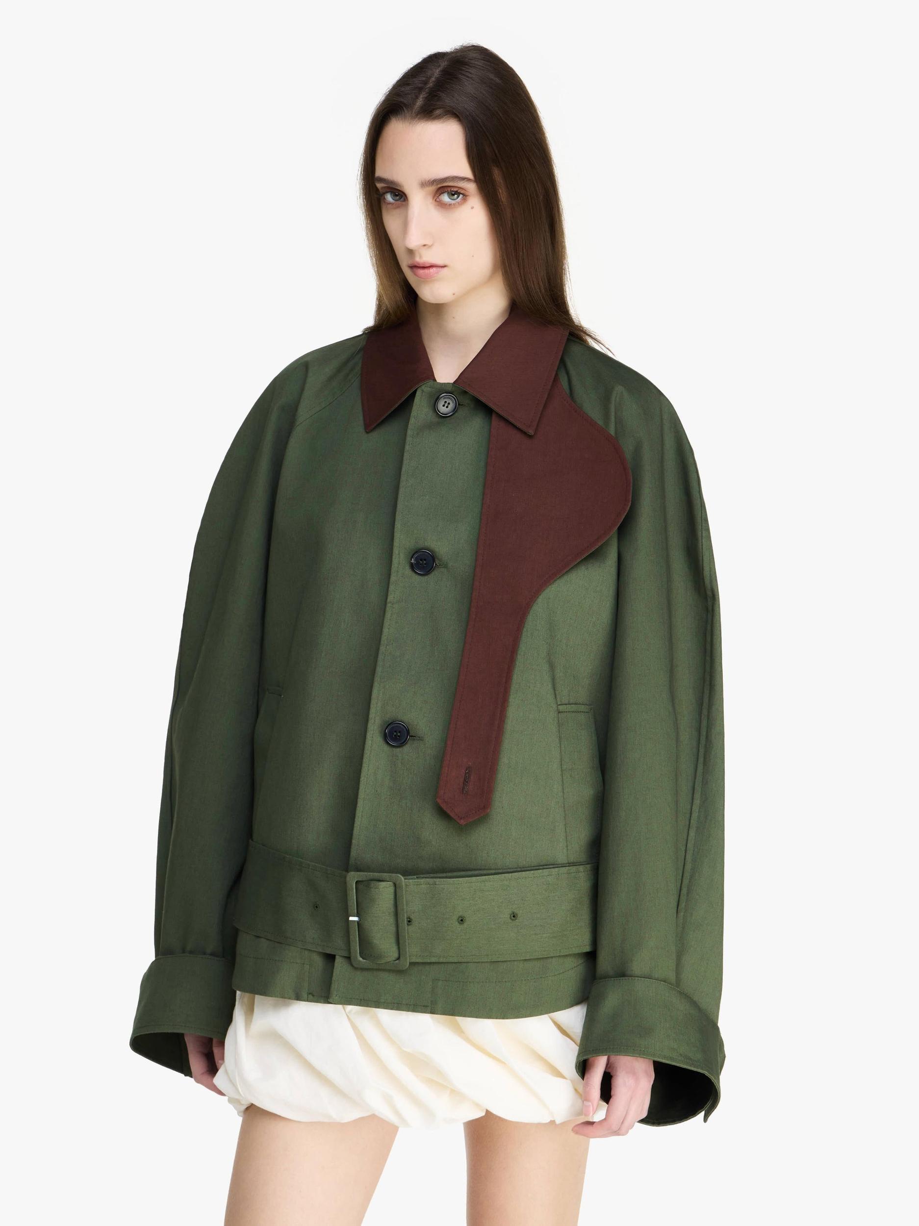 ROUNDED BLOUSON JACKET Product Image