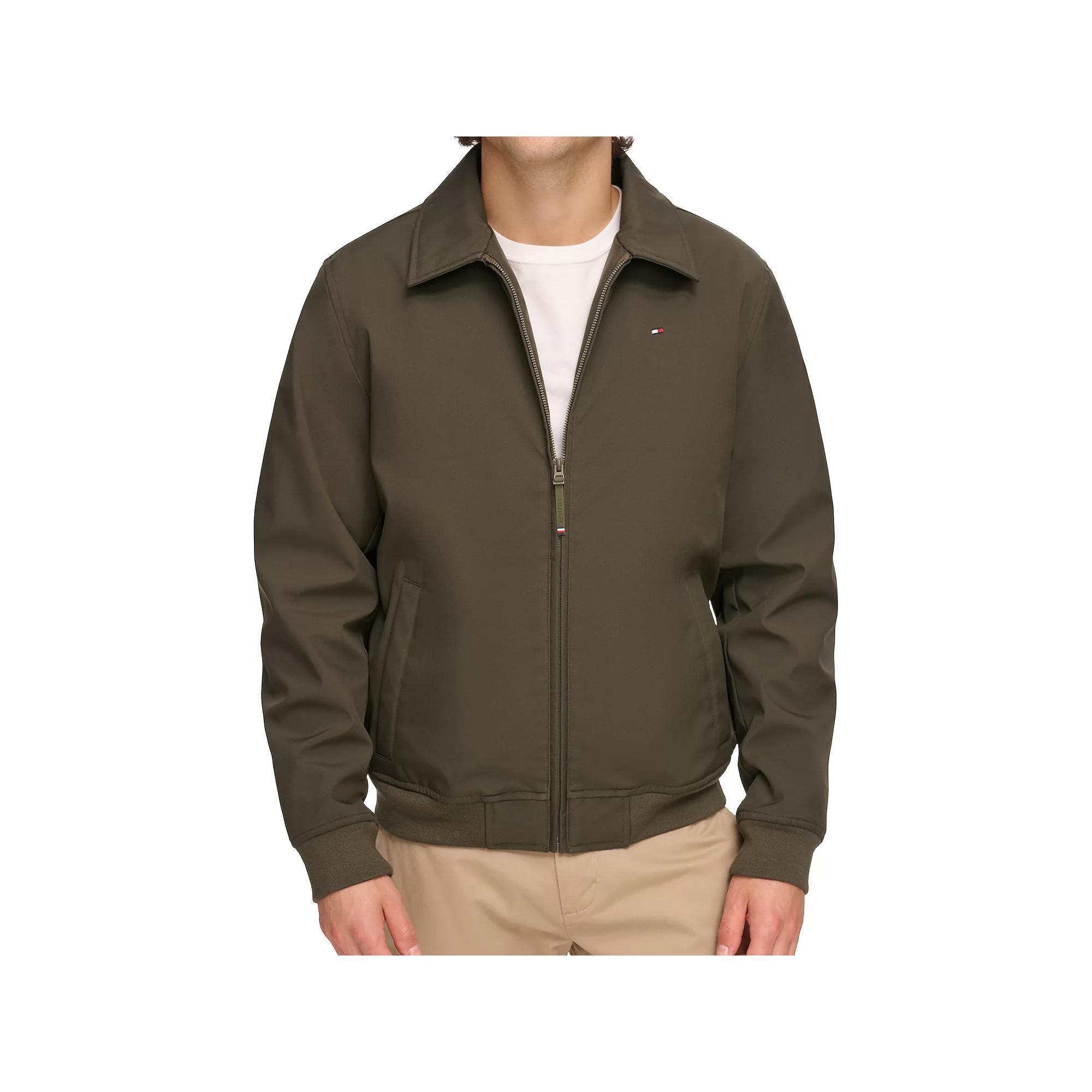 Men's Tommy Hilfiger Softshell Jacket, Size: XL, Grey Gray Product Image