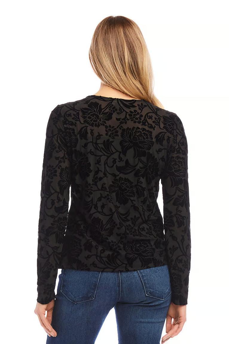 Velvet Burnout Top Product Image