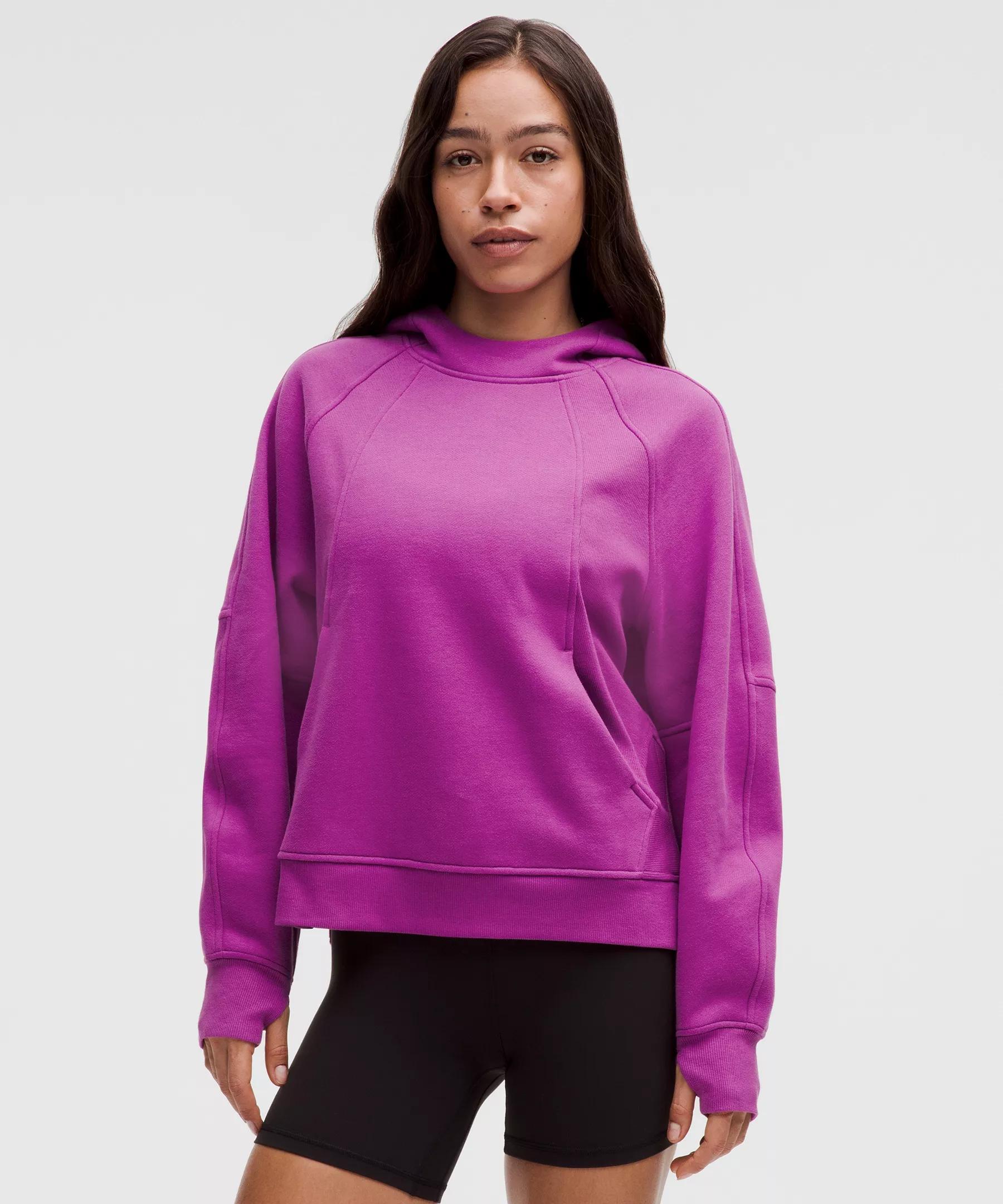 Scuba Oversized Side-Slit Hoodie Product Image