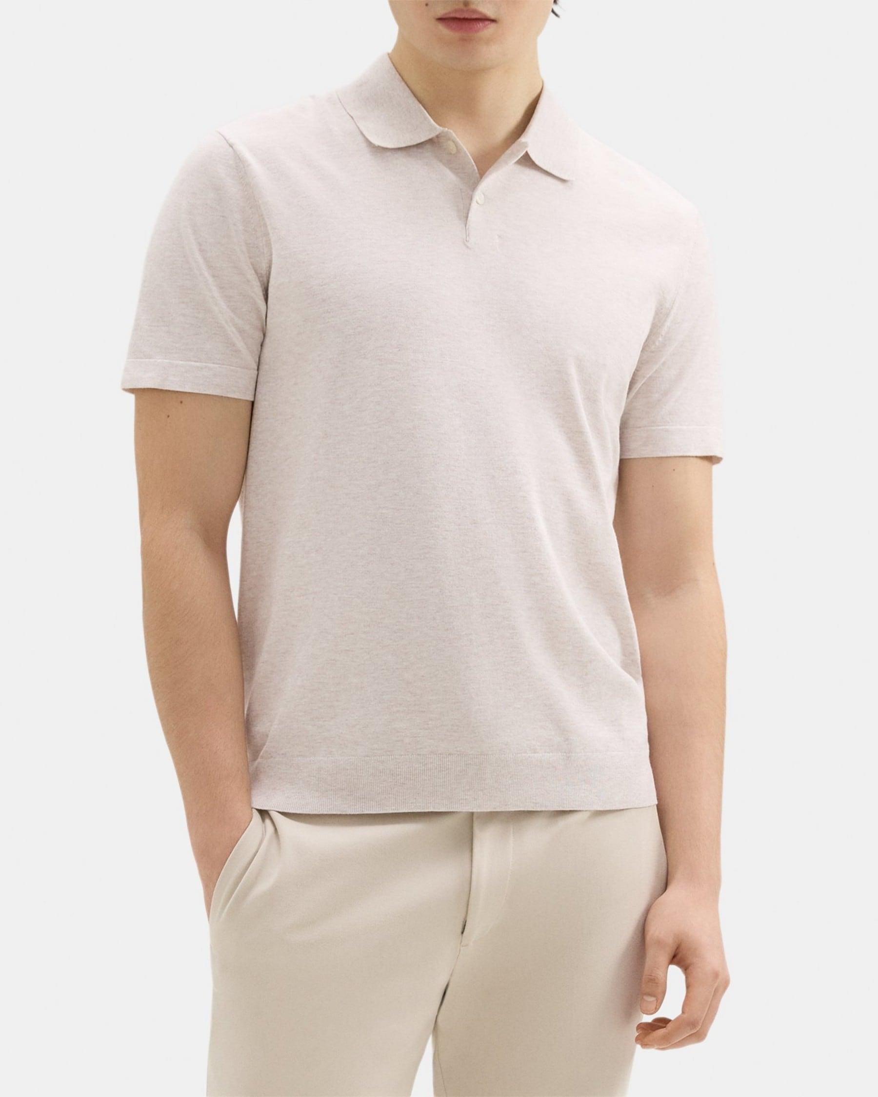 Polo Shirt in Stretch Viscose Product Image