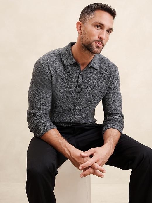 Seed Stitch Polo Product Image
