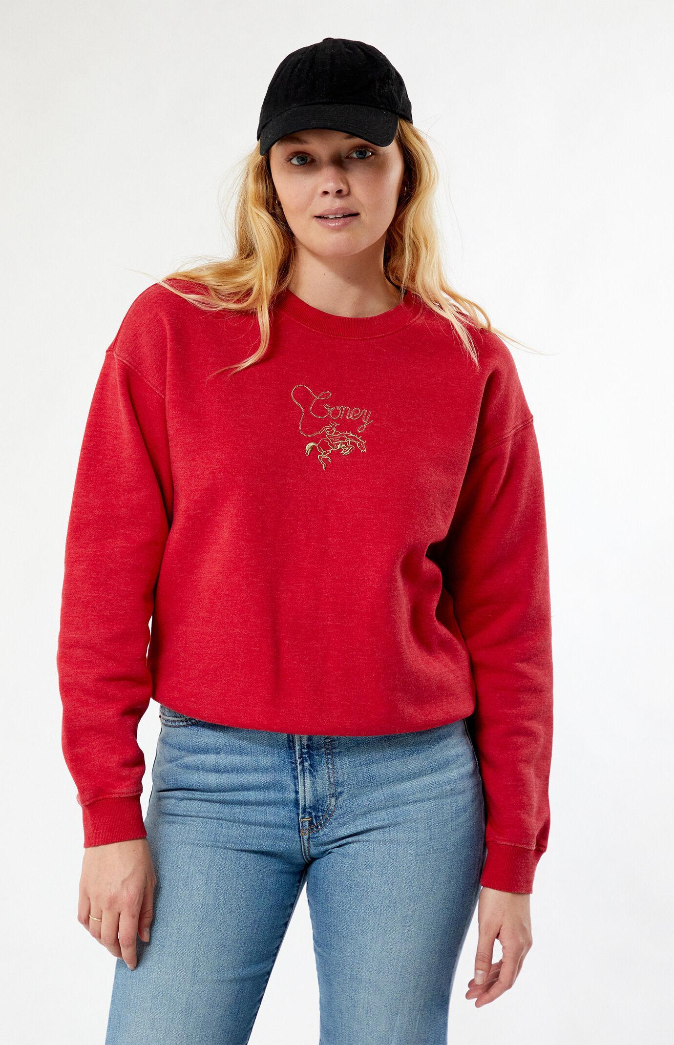 Coney Island Picnic Women's Cowboy Lounge Crew Neck Sweatshirt - Product Image