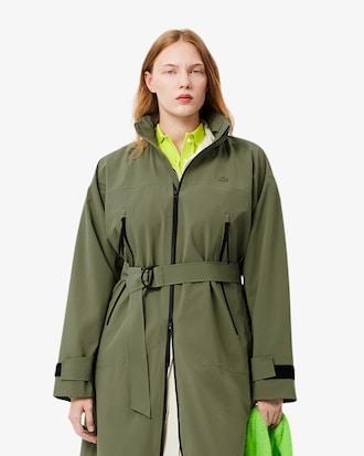 Long Oversized Water-Repellent Parka Product Image