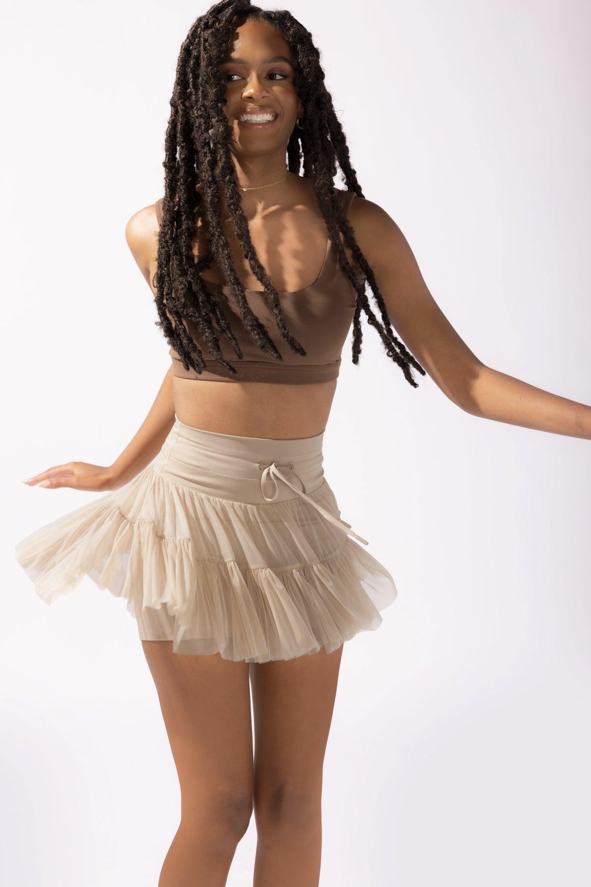 Pirouette Skort - Ivory Product Image