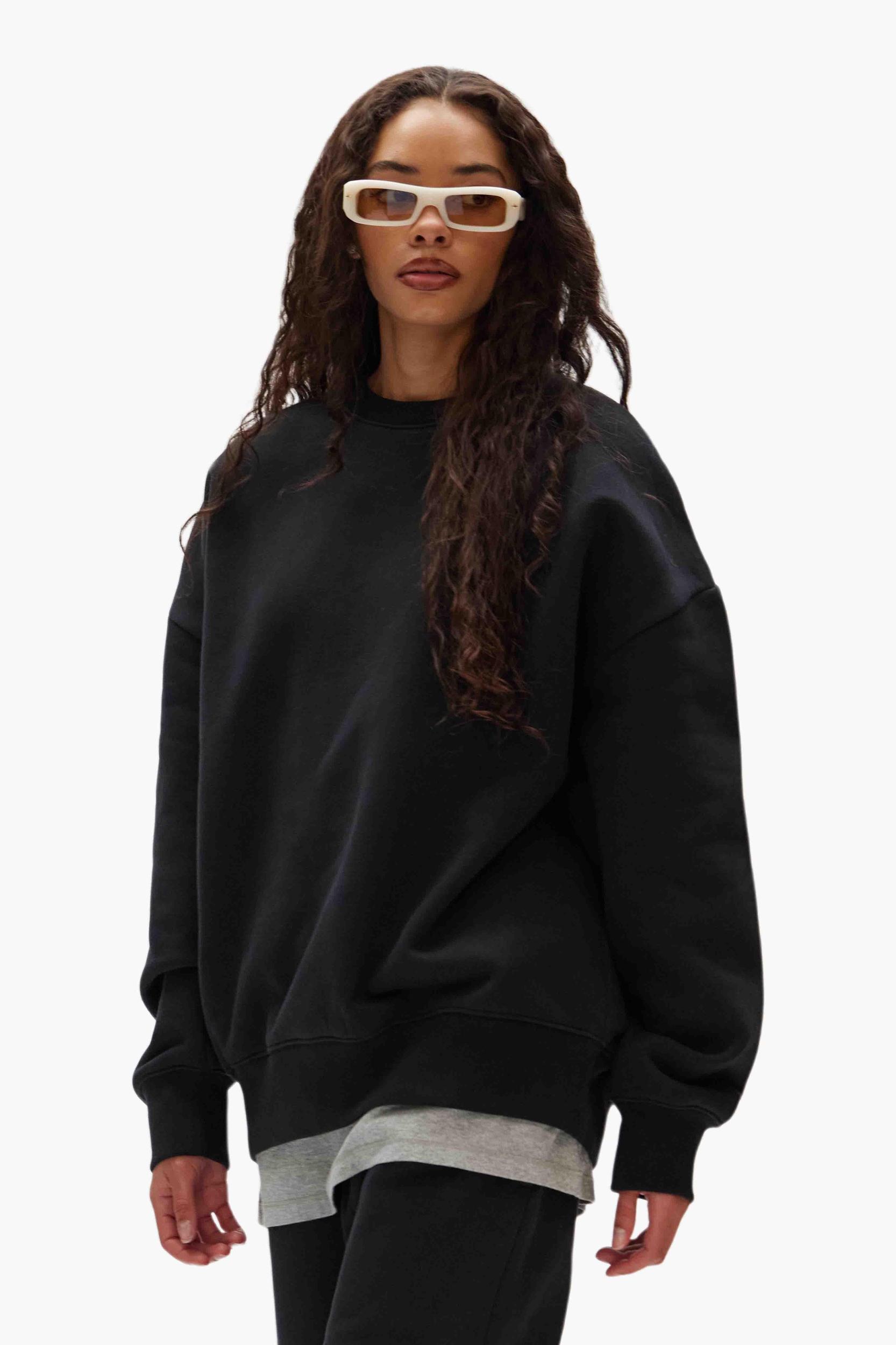 Blank Crewneck Sweater Male Product Image