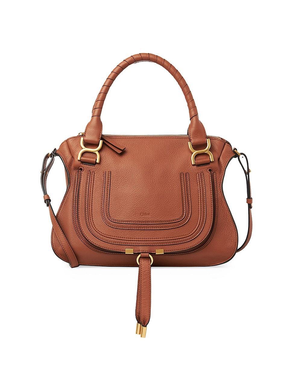 Chloe Marcie Medium Leather Satchel Product Image