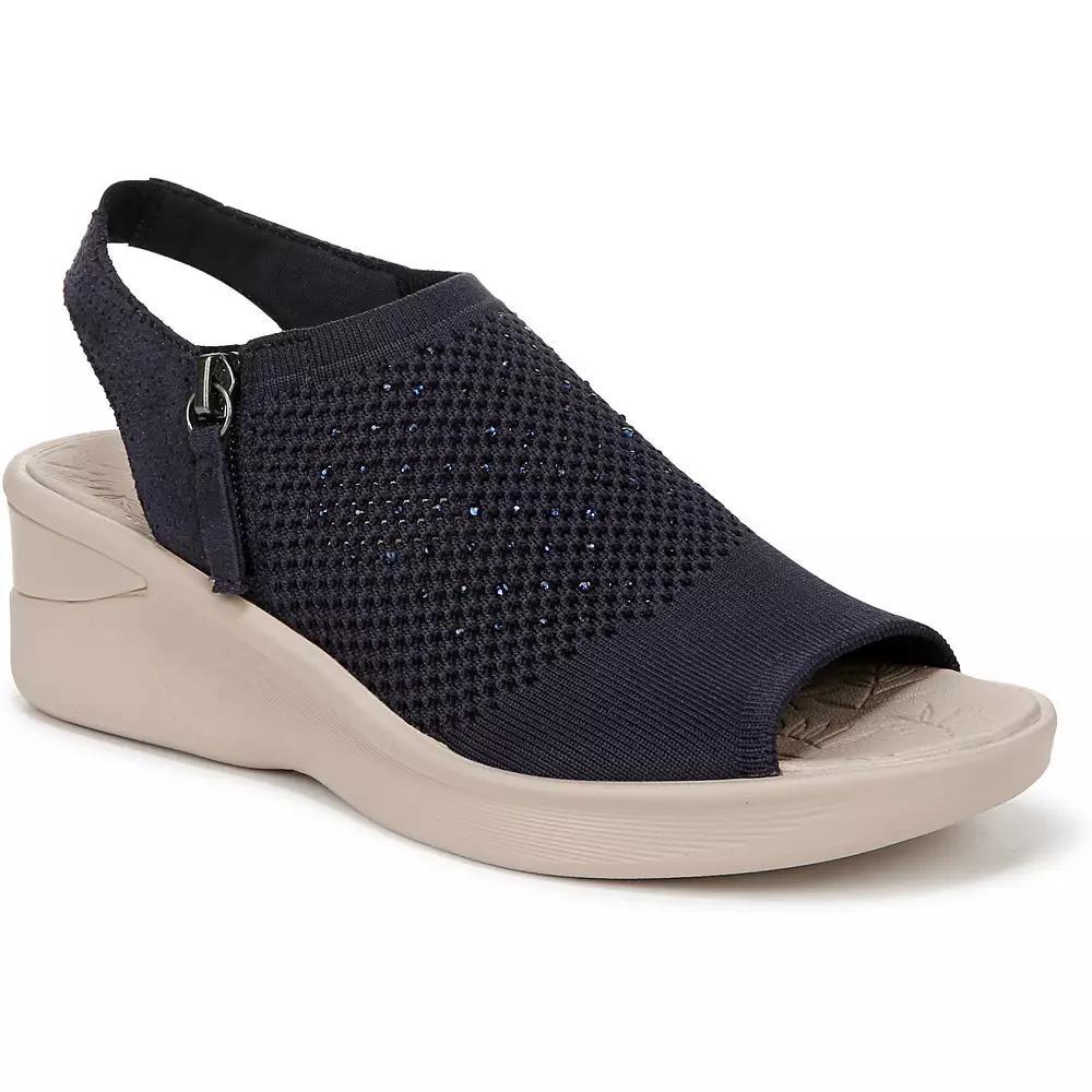 LifeStride Starlet Women's Slingback Wedges, Size: 7 Wide, Blue Product Image