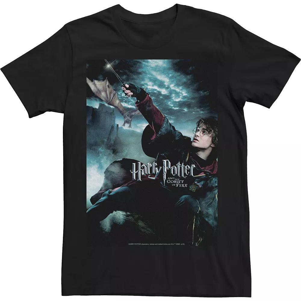 Men's Harry Potter And The Goblet Of Fire First Task Poster Tee, Size: XL, Black Product Image