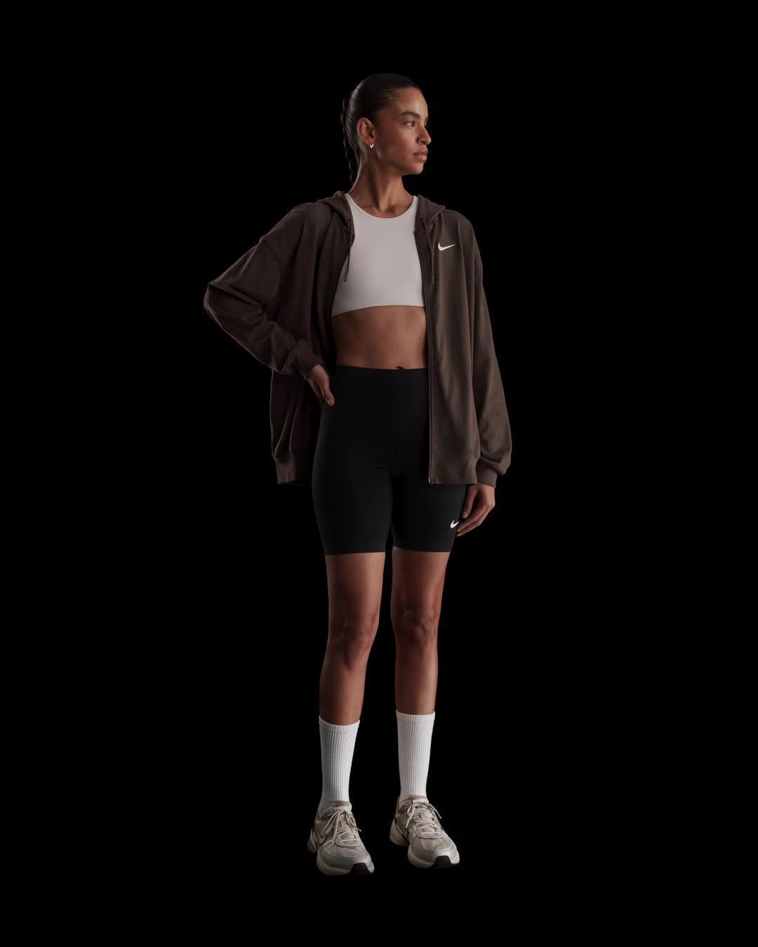 Nike Sportswear Women's Oversized Jersey Full-Zip Hoodie Product Image