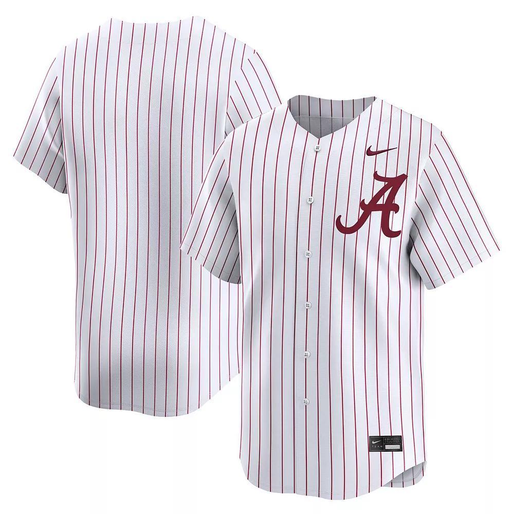 Men's Nike White Alabama Crimson Tide College Limited Baseball Jersey, Size: XL Product Image