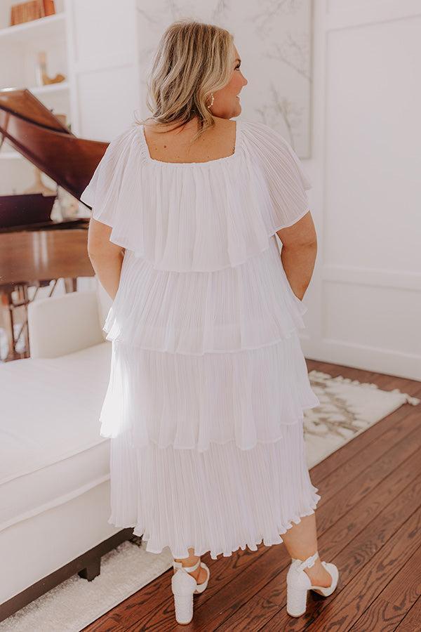 Patient And Kind Pleated Midi Dress Curves Product Image