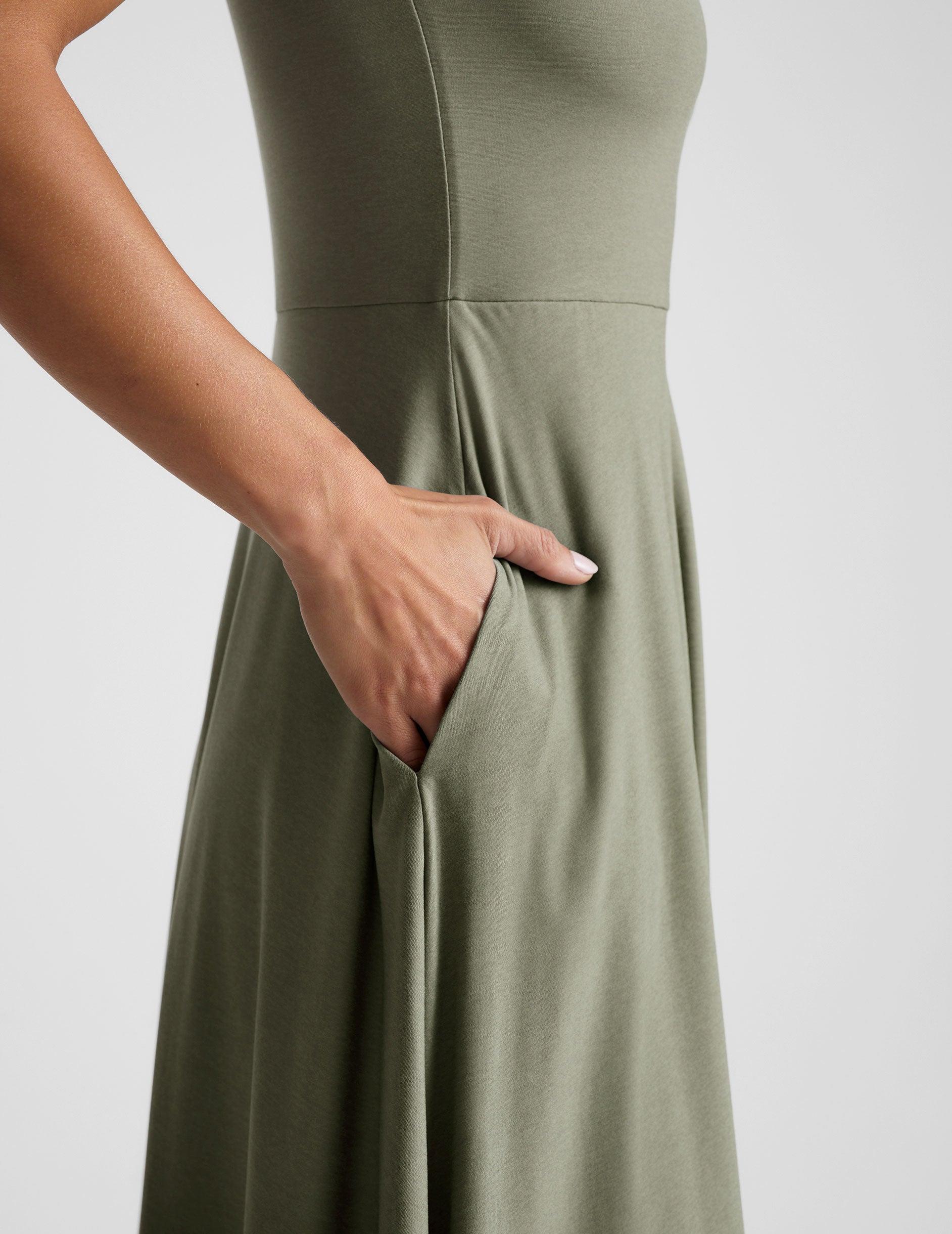 Featherweight At The Ready Square Neck Dress Product Image
