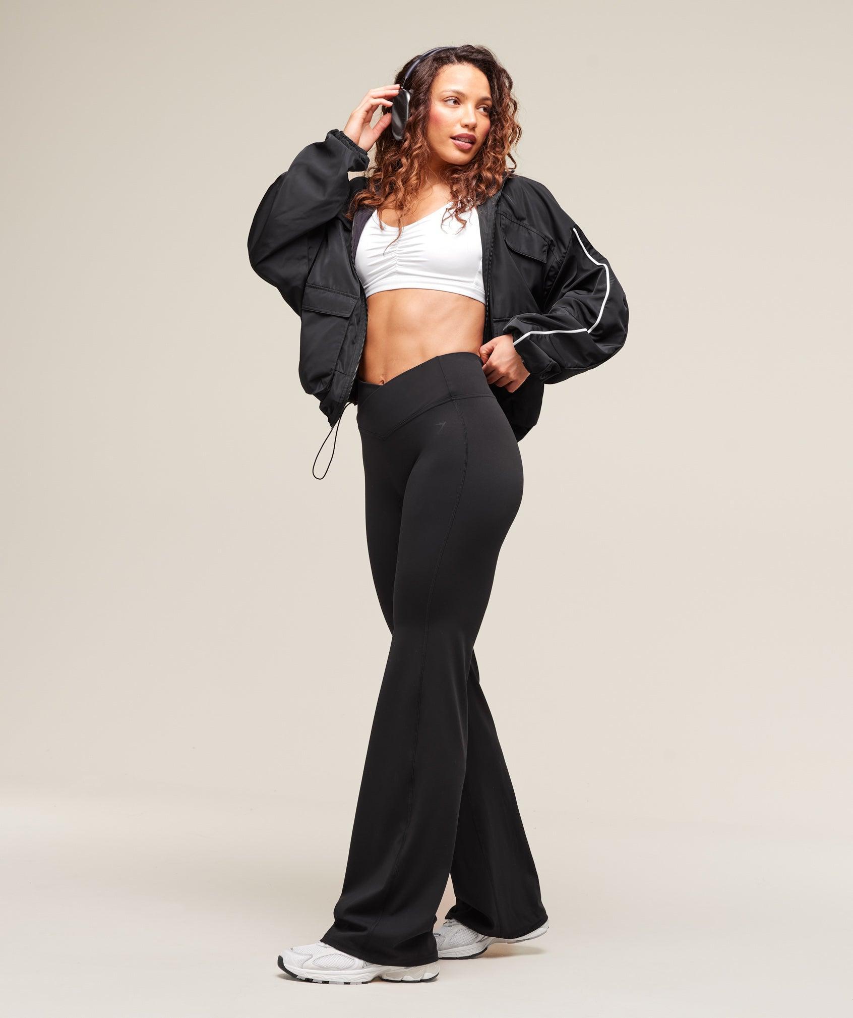 Gymshark Ruched Sports Bra - White Female Product Image