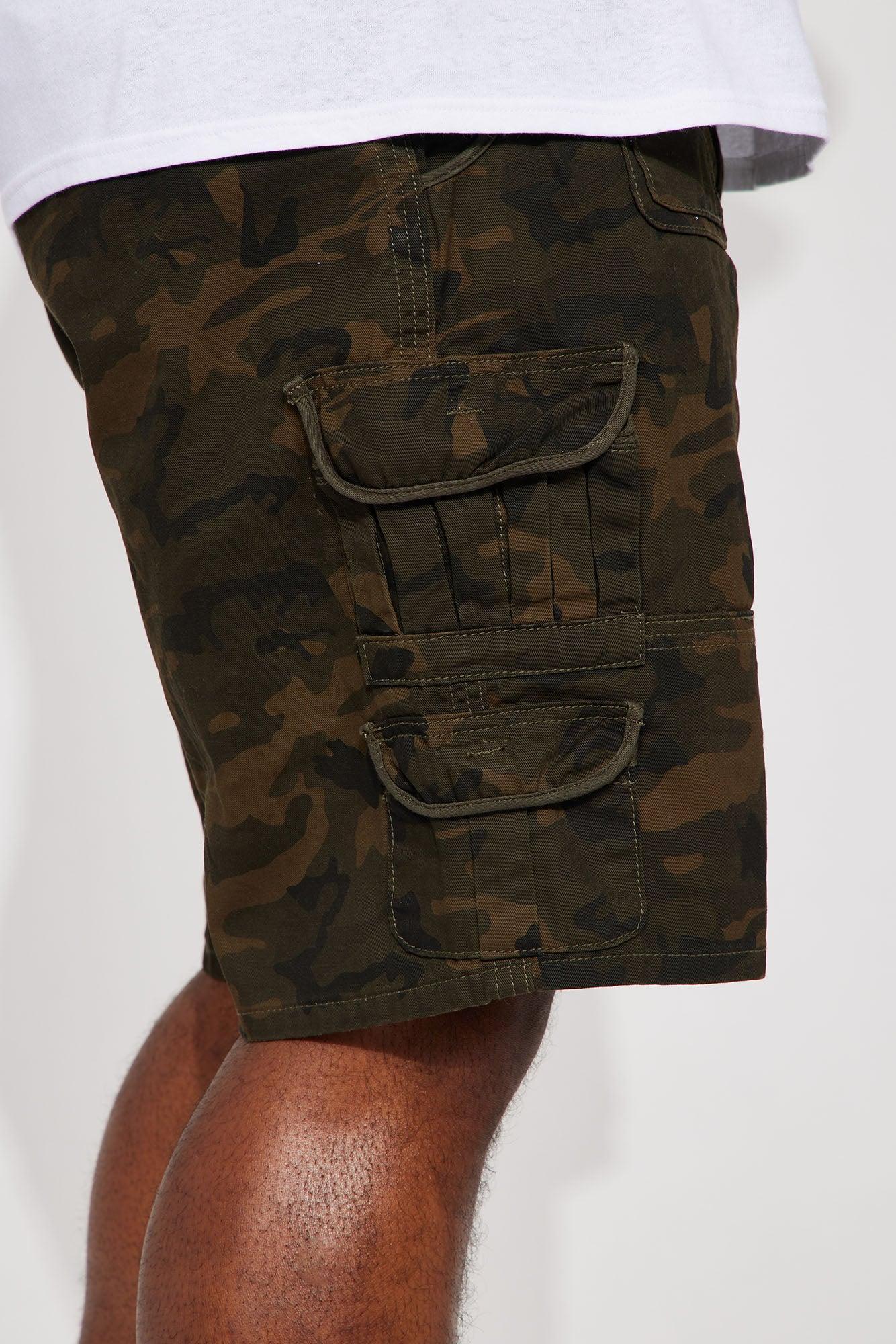Next Moves Twill Cargo Shorts - Camouflage Product Image