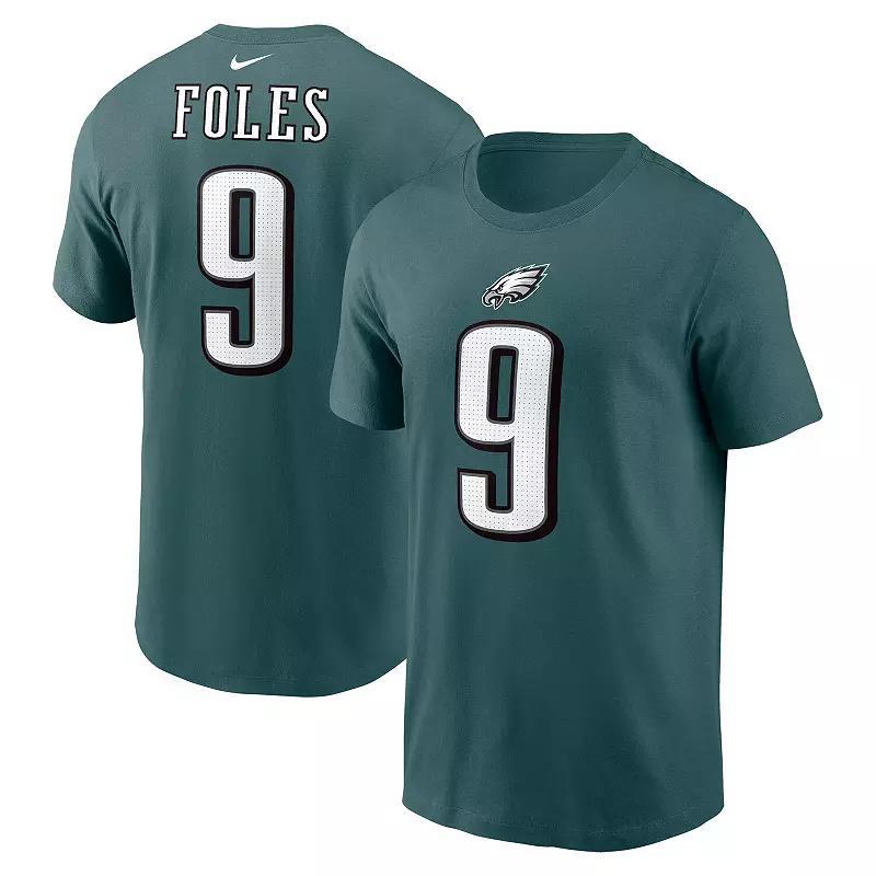 Men's Nike Nick Foles Midnight Green Philadelphia Eagles Retired Player Name & Number T-Shirt, Size: Medium Product Image