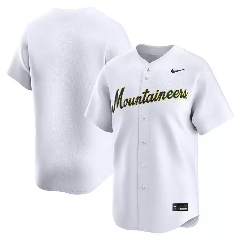 Men's Nike White West Virginia Mountaineers College Limited Baseball Jersey, Size: Small Product Image