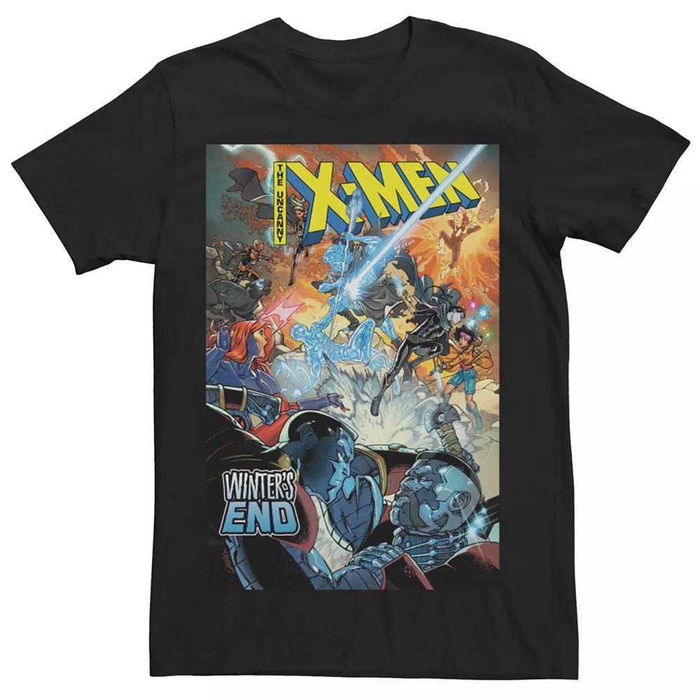 Men's Marvel X-Men Winters End Comic Cover Graphic Tee, Size: XXL, Black Product Image