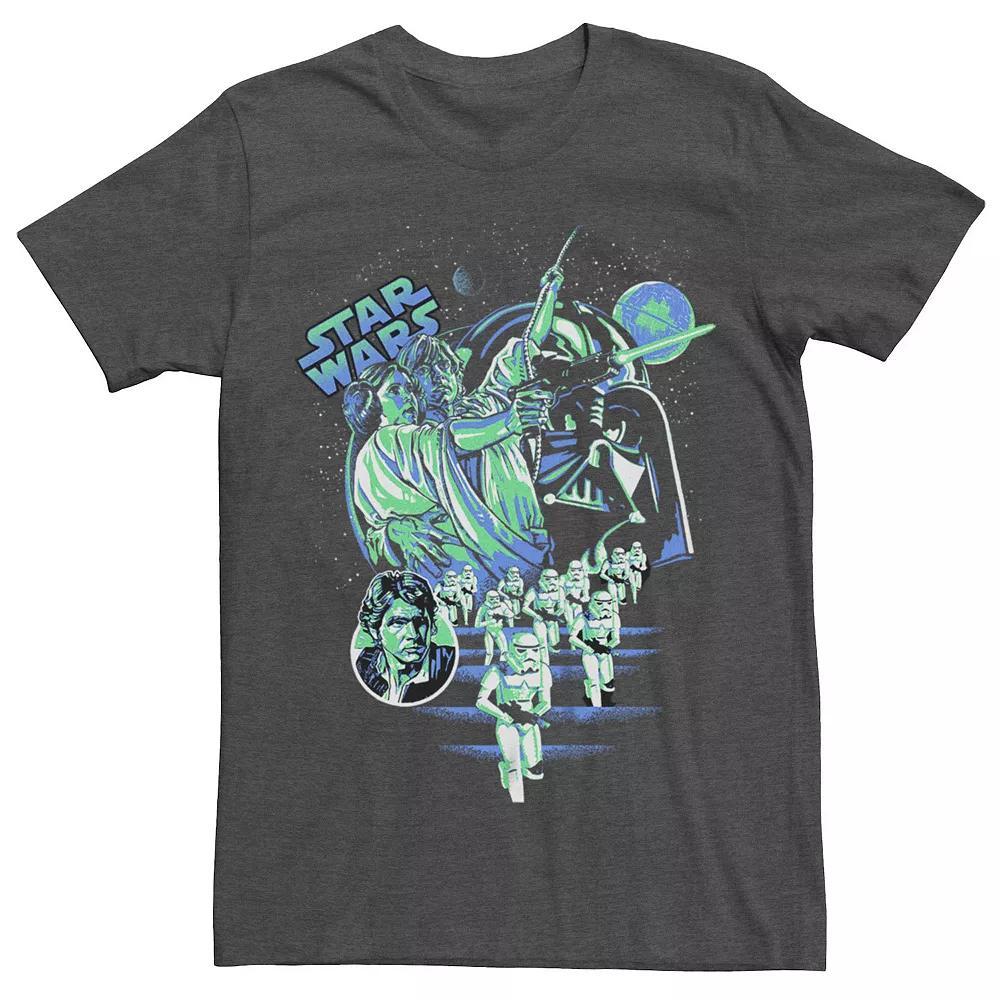 Disney's Frozen Men's Elsa Silhouette 18th Birthday Graphic Tee, Size: XL, Grey Heather Product Image