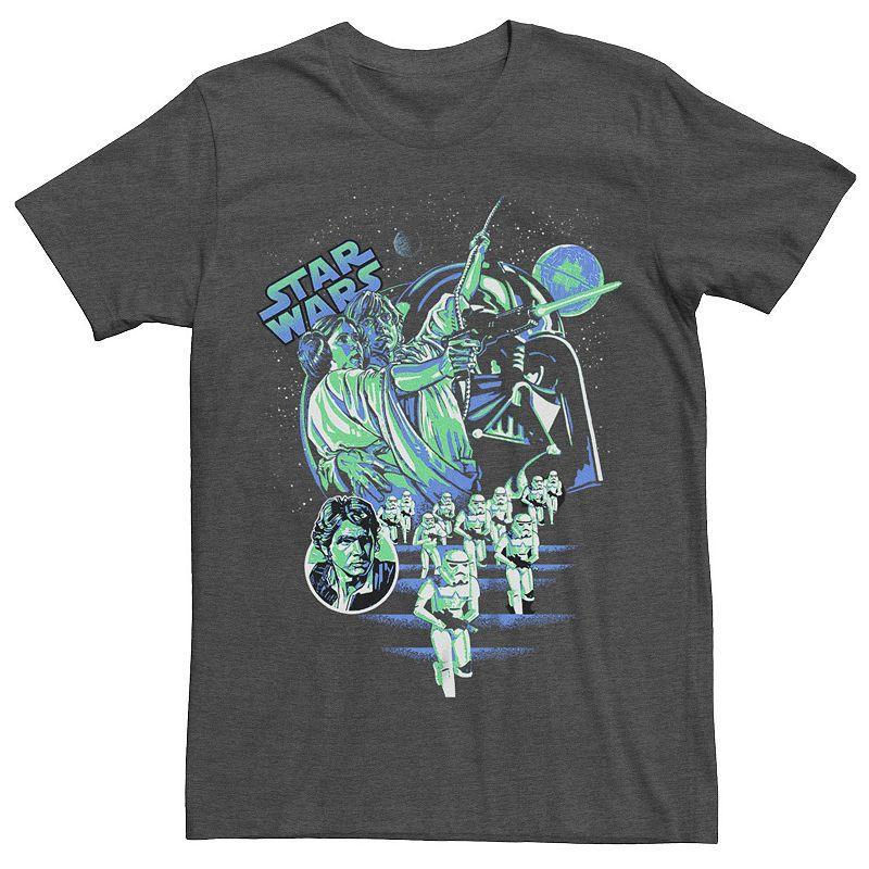 Disney's Frozen Men's Elsa Silhouette 18th Birthday Graphic Tee, Size: XL, Grey Heather Product Image