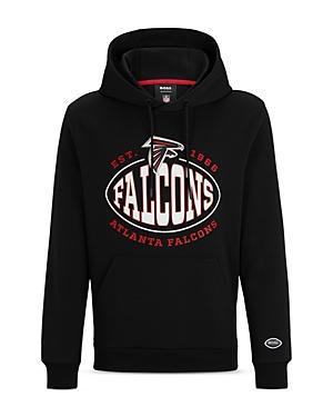 Men's BOSS X NFL  Black Minnesota Vikings Touchback Pullover Hoodie, Size: Medium Product Image