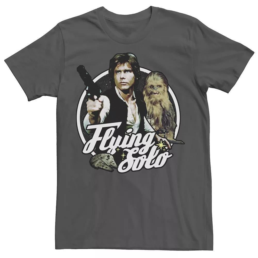 Men's Star Wars Flying Solo Graphic Tee, Size: XXL, Grey Heather Product Image