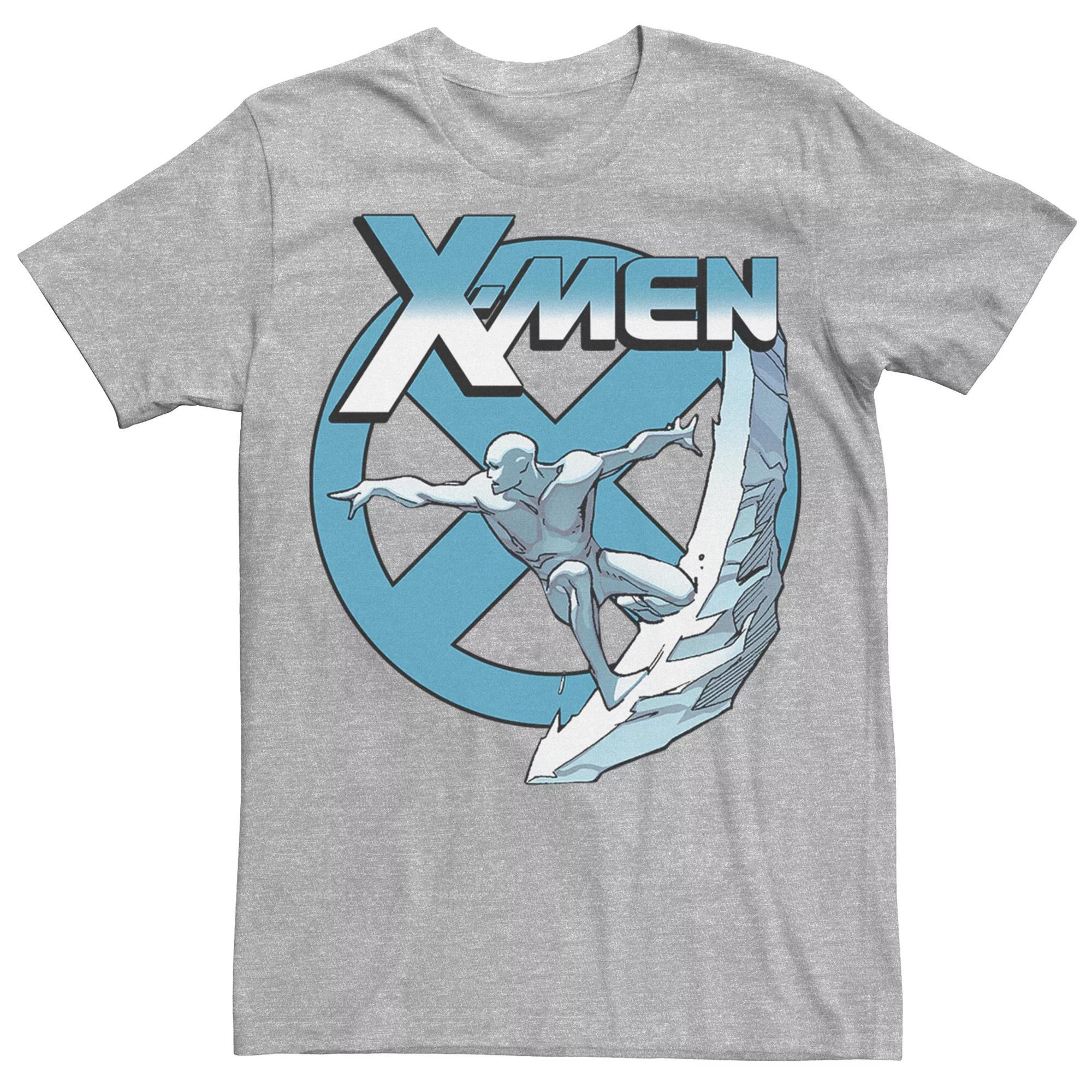 Men's Marvel X-Men Iceman Retro Graphic Tee, Size: XL, Athletic Grey Product Image