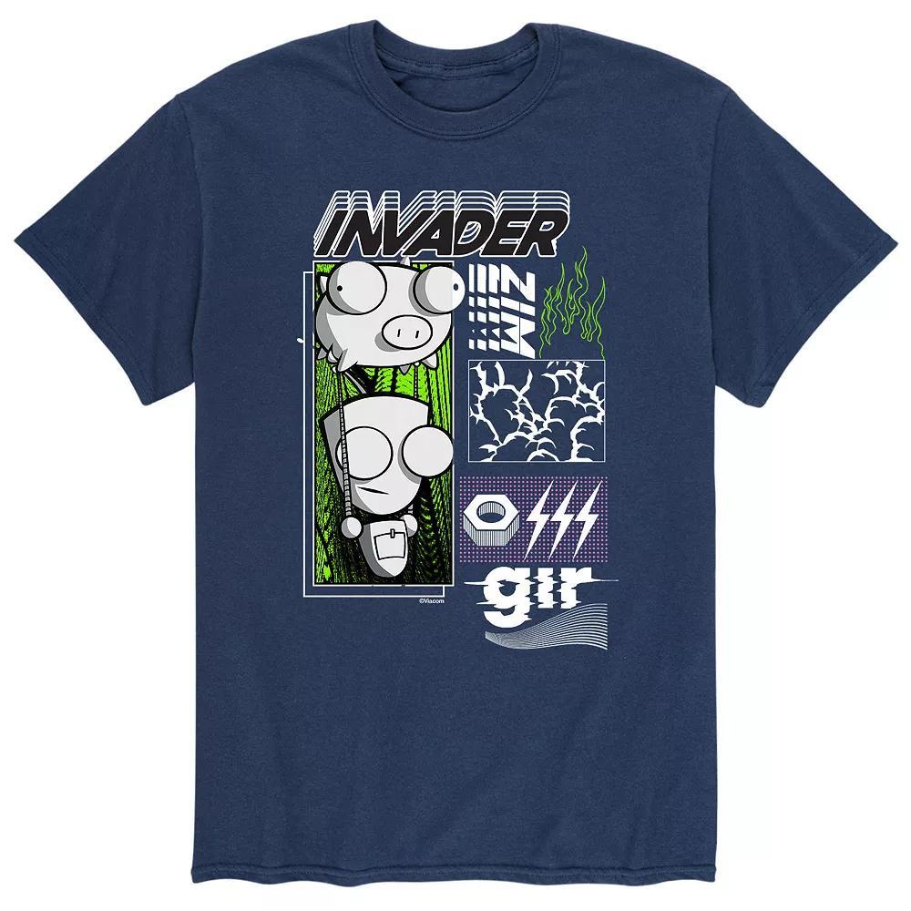 Mens Invader Zim Lighting Bolt Tee Product Image