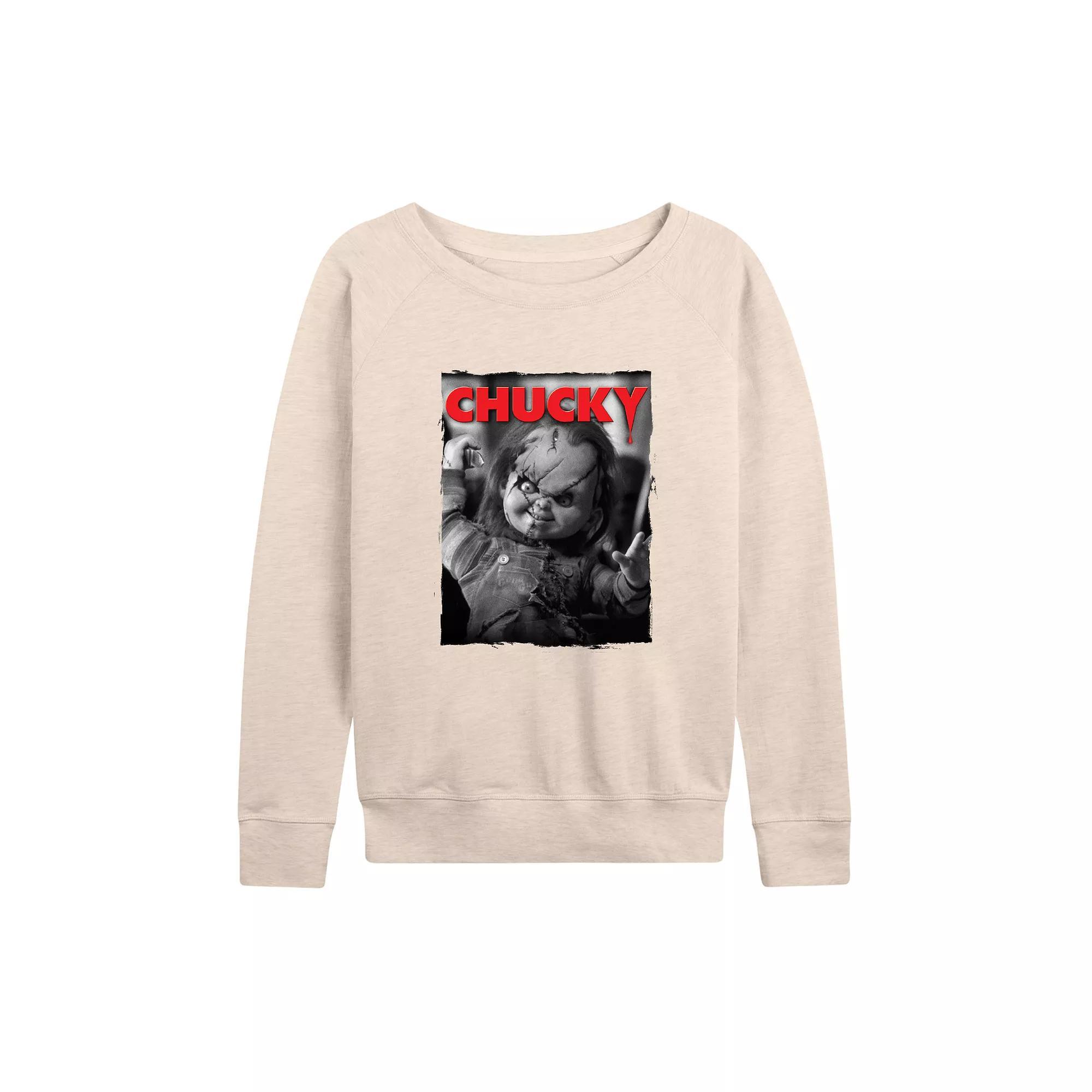 Womens Chucky Attack French Terry Long Sleeve Tee Product Image