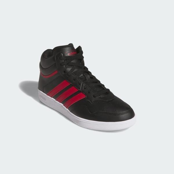 adidas Hoops 4.0 Mid Sportswear Men's Basketball Shoes, Size: 6, Black Team Victory Red Product Image